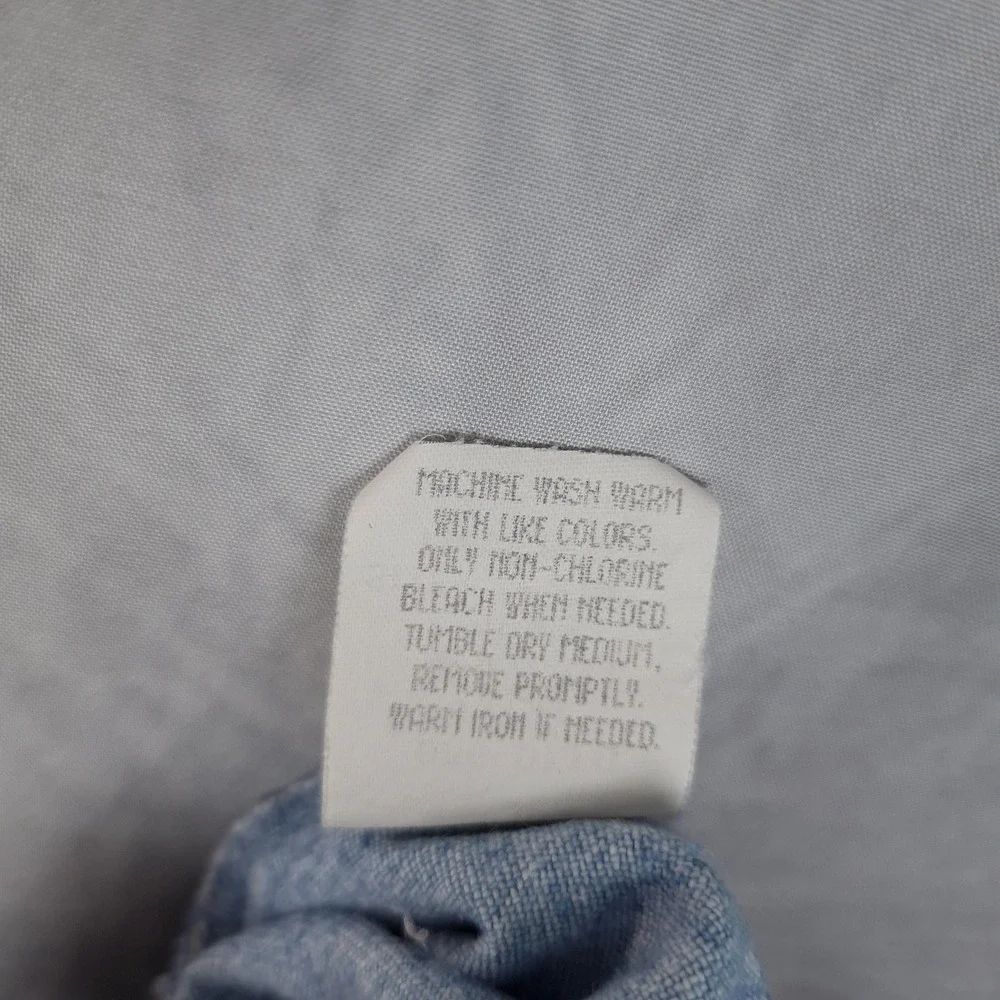 Vntg OshKosh B'gosh Denim Overalls Baby Girls12M Light Blue Pleated Vestbak USA